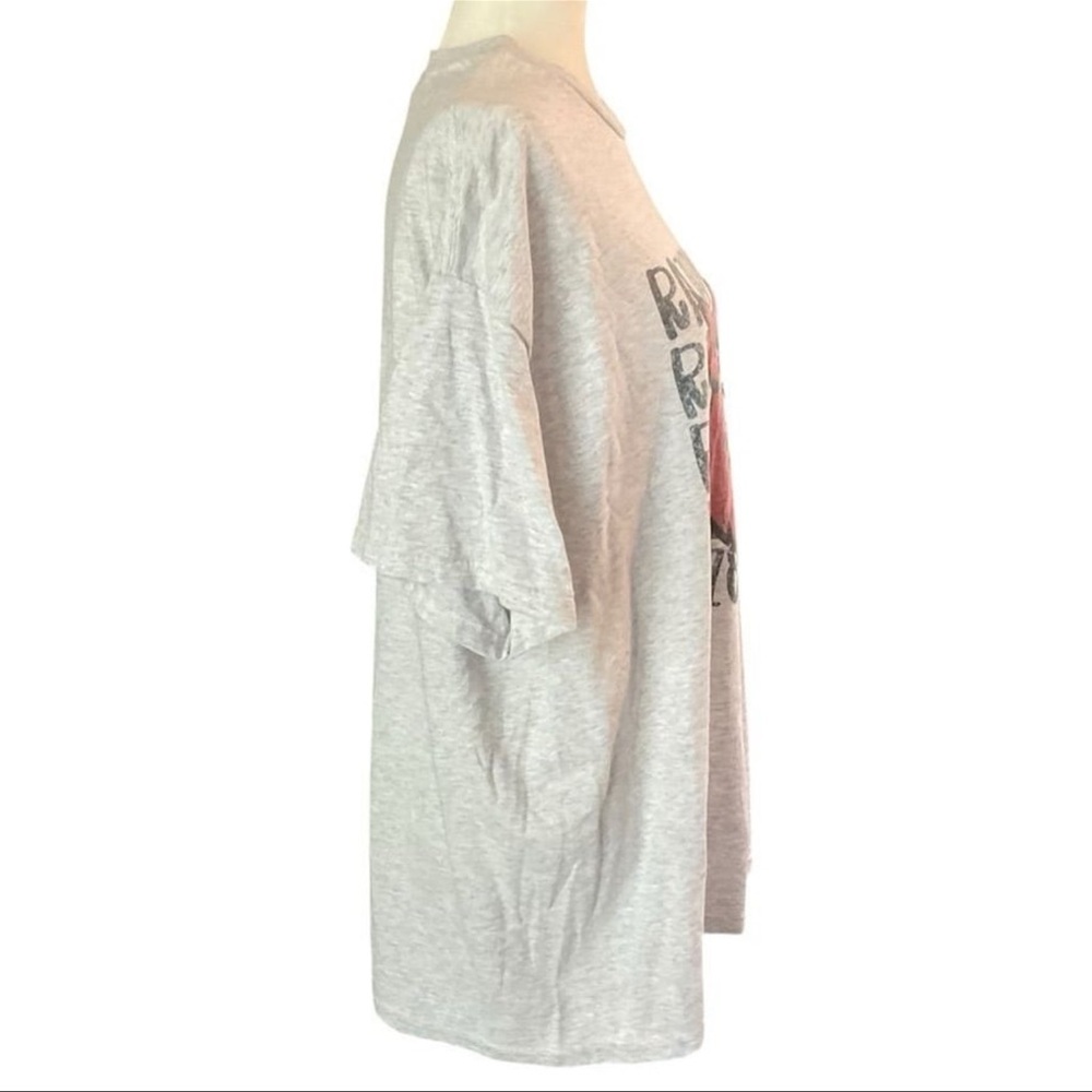 Gildan Women’s XL Gray Arkansas Razorback Graphic T-Shirt Crew Neck DryBlend - Picture 4 of 8